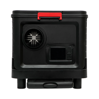 Chauffage d'air diesel mobile tout-en-un XMZ-RL10 avec roues, chauffage de stationnement, contrôleur LCD, télécommande Bluetooth pour camping-car, bus, véhicule