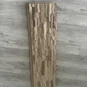 Painéis de Parede Exteriores em PU Durável com Efeito de Pedra Empilhada para Fachada de Vila, Revestimento de Pedra Falsa à Prova de Intempéries com Textura de Rocha Natural - Product Image 5