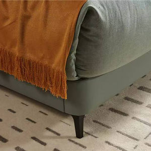 Tête de <span class=keywords><strong>lit</strong></span> éclairée haut de gamme, <span class=keywords><strong>lit</strong></span> double, ensemble de <span class=keywords><strong>lit</strong></span> en cuir personnalisé de luxe, mobilier de chambre à coucher moderne - Product Image 4