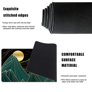 Tikar meja permukaan serat mikro halus jahit Premium cetak sublimasi 24x14 inci alas bermain game TCG - Product Image 5