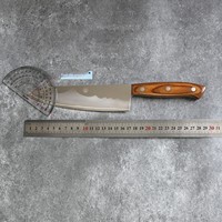 Coffret de couteaux de chef Yangjiang en acier triple alliage 10Cr15CoMoV, traités sous vide, ambidextres, design minimaliste moderne, boîte en bois