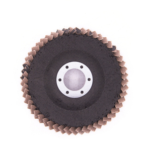 Utensili Abrasivi Disco a Lamelle Stile Coppa in Zirconia 4,5 Pollici P40 P60 P80 per Levigatura di Metalli <span class=keywords><strong>Non</strong></span> Ferrosi e Acciaio Inossidabile - Product Image 2