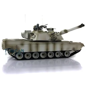 Heng 1/16 dài 7.0 tùy chỉnh FPV Abrams RC Tank 3918 360 độ tháp pháo Thùng giật điều khiển từ xa xe bé trai cho đồ chơi