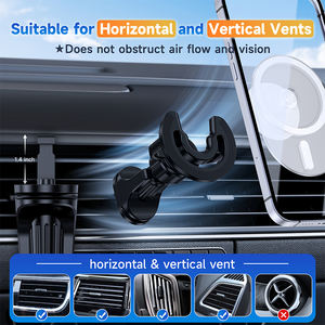 Universal Hands-Free Magnetic Air Vent Car <b>Phone</b> <b>Holder</b> with Flexible Rotation Secure Mount for All Smartphones - Product Image 5