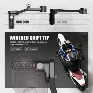 Levier de changement de vitesse pliable NICECNC CRF1000L CRF1100L pour <span class=keywords><strong>Honda</strong></span> <span class=keywords><strong>CRF</strong></span> <span class=keywords><strong>1000L</strong></span> Africa Twin de 2016 à 2019 <span class=keywords><strong>CRF</strong></span> 1100L Africa Twin de 2020 à 2025 - Product Image 6