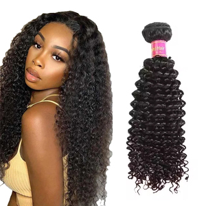 Alibaba người bán hàng tốt nhất afro tóc con người kinky xoăn tóc mở rộng bó cho phụ nữ da đen - Product Image 3
