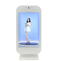 Affichage holographique 3D, boîte transparente LCD de 21,5 pouces, vitrine pour bijoux, exposition de musée, vidéo Holobox avec caméra et micro