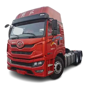 جرار شاحنة مستعملة FAW JH6 بقوة 460 حصان 6x4 شاحنة بـ 10 عجلات إلى كازاخستان وأوزبكستان للبيع بسعر رخيص و أفضل المبيعات