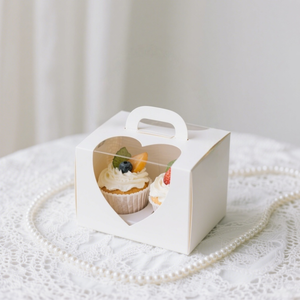 Sinh Thái Thân Thiện Với Hộp Tùy Chỉnh In Logo Phân Hủy Sinh Học Giấy Bánh Bánh Donut Tráng Miệng Bao Bì Đám Cưới Hộp Với Cửa Sổ - Product Image 1