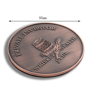 Posavasos de Lujo Personalizado de Aleación de Zinc Irrompible en Color Bronce Antiguo para Whisky, Bar o Club - Product Image 3