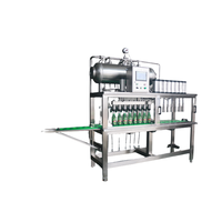 2000 bouteilles chauffées à la vapeur prix d'usine bouteille bière Tunnel pasteurisation Machine petit pasteurisateur par lots