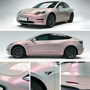 <span class=keywords><strong>Film</strong></span> Vinyle Adhésif Caméléon Bleu <span class=keywords><strong>Aurore</strong></span> Violet pour Voiture, <span class=keywords><strong>Film</strong></span> à Effet de Changement de Couleur Brillant Anti-Rayures avec Technologie Air Release pour Véhicules - Product Image 5
