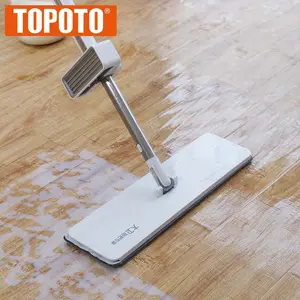TOPOTO Factory wholesale floor cleaning mops suppliers household 60 degree microfiber flat mops