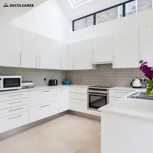 In Stile <span class=keywords><strong>francese</strong></span> di Colore Bianco Armadio Da <span class=keywords><strong>Cucina</strong></span> Della Lacca Meuble <span class=keywords><strong>Cucina</strong></span> con Isola - Product Image 3