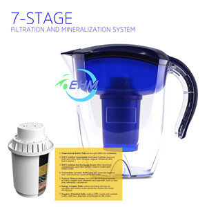 High Quality Water Purifier Pitcher with Activated Carbon Alkaline Water <strong>Filter</strong> <strong>Kettle</strong> - Product Image 3