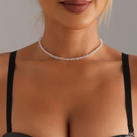 Colliers tendance simples avec perles pour filles, bijoux élégants et mignons pour femmes, adolescentes et jeunes femmes, accessoires en gros