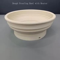 Bol en silicone à chauffage rapide et température réglable pour la fermentation de la farine à pizza, avec logo couleur personnalisé, outils de pâtisserie