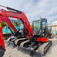Excavator Mini Bekas Jepang Yanmar Vio40 4 Ton, Mini Crawler Hidrolik, Mikro Mini Compact