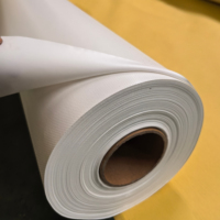 Rouleau de Bâche PVC Enduit Imperméable pour Auvents et Tentes, Qualité Usine, 610gsm 650gsm 800gsm