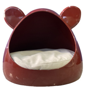 Cama para Gatos con Forma de Orejas de Oso, Elegante Cueva para Mascotas, Cojín Lavable, Decoración Interior, Casa para Gatos - Product Image 1