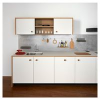 Armoires de cuisine en bois massif de style américain haut de gamme sur mesure Prima, parfaites pour les villas