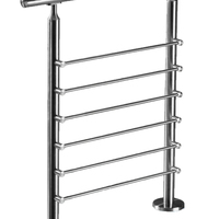 Système de balustrade moderne en acier inoxydable 316 à barres horizontales, balustrade à barres solides pour terrasse, escalier, balcon, villa, projet extérieur