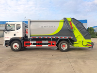 Compacteurs de déchets Dongfeng 4X2 Collecteur de déchets à compression 12m3 Camion à ordures à compression