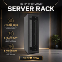 Armoire de serveur en rack pour centre de données, en acier, sur pied, 27U, 800*800mm, en stock