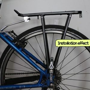 Portaequipajes Trasero para <span class=keywords><strong>Bicicleta</strong></span>, de Acero, Resistente, Universal, Reforzado, Compatible con Bicicletas de Carretera - Product Image 3