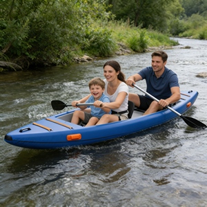 Gommone Gonfiabile con Tecnologia Drop Stitch, <span class=keywords><strong>Doppia</strong></span> Parete Leggera e Cuciture Quadriplicate Sovrapposte per Touring e Pesca - Product Image 3