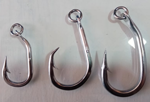 Anzuelos Circulares de Acero Inoxidable para Pesca en Alta Mar, para Pesca de <span class=keywords><strong>Espada</strong></span>, Atún, Tiburón <span class=keywords><strong>y</strong></span> <span class=keywords><strong>Marlin</strong></span> - Pesca de Grandes Peces con Anillo - Product Image 5