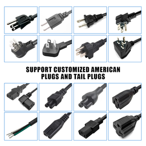 NEMA 5-15P Dây Điện 18 AWG AC Dây Điện 3 Prong USA 3Pin Cắm Để Tước Điện Dây Mở Rộng - Product Image 4
