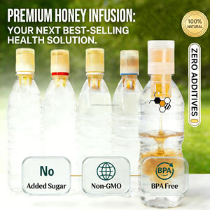 Capuchon de miel pratique et sain sans sucre pour boissons, avec ouverture facile, qualité alimentaire, portable pour bouteilles d'eau minérale de 30 mm - Product Image 5