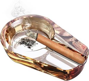 Cenicero Compacto Pequeño para el Hogar, Diseño Minimalista, Resistente al Calor, con Soporte para Cigarrillos, para Sala de Estar, Mesa de Centro, Dormitorio - Product Image 4