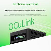 Mini PC Empresarial de Escritorio, AMD Ryzen 7 8845HS OCuLink, 2x DDR5, 2x PCIe, Win11, WiFi6, Computadora Portátil de Oficina, Octa-core