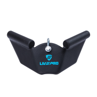 Livepro ADDUCTION HANDLE Gym Pulldown Attachments Poignée, Barre de traction avec poignée ergonomique, Accessoires pour machine à câble