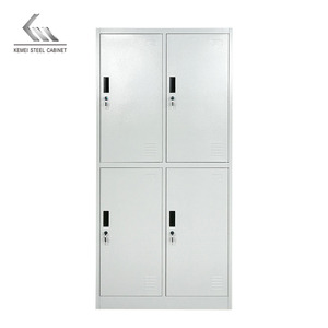 Casiers d'employé à 4 portes pour le personnel de bureau Armoire en acier Casier de rangement en métal pour le commerce - Product Image 2