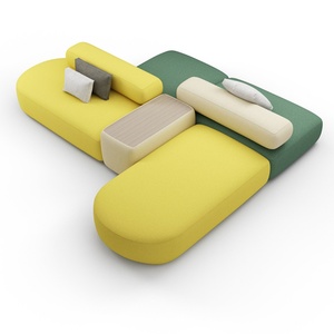 Public Reception Waiting Lounge <b>Sofa</b> Office Furniture Business Square Modular Combination Office <b>Sofa</b> - Product Image 3