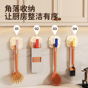 Whirlwind Acrylic Adhesive Hooks 4 Pack Modern Design Easy Installation For Bathroom Jewelry Storage No Drill Required - Product Image 4