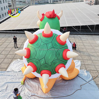 Tortue dragon gonflable de dessin animé de modèle de Bowser d'explosion de publicité d'événement extérieur avec le ventilateur
