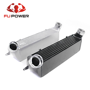 Performance Front Mount <span class=keywords><strong>Intercooler</strong></span> Pour BMW 07-12 135i/335i/X1 N54 / N55 E82 E84 <span class=keywords><strong>E90</strong></span> E92 FMIC Mise À Niveau En Aluminium <span class=keywords><strong>Intercooler</strong></span> - Product Image 3
