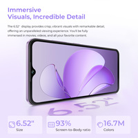 Ponsel Baru Oukitel C2 Versi Global Asli Smartphone 6.6 Inci 4+64gb 4+128gb Ponsel Android Gaming Ponsel Bebas Operator
