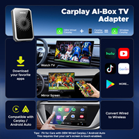 Adaptador Inalámbrico CarPlay 4 en 1 LAMTTO con Android Auto para Transmitir Netflix/YouTube/TikTok, Pantalla Dividida
