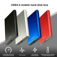 Boîtier externe pour disque dur SSD/HDD de 2,5 pouces en aluminium, portable, USB 3.0, sans outil, vente chaude