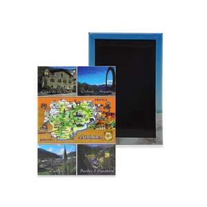 Aimant de réfrigérateur souvenir d'Andorre 80 x 53 mm, fournitures d'aimants, impression personnalisée, ornement, aimant photo pour réfrigérateurs - Product Image 4