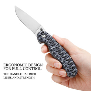 Xu hướng sản phẩm 2025 New arrivals micarta xử lý gấp Pocket <span class=keywords><strong>Knife</strong></span> EDC ngoài trời cắm trại phòng thủ Survival chiến thuật dao - Product Image 4