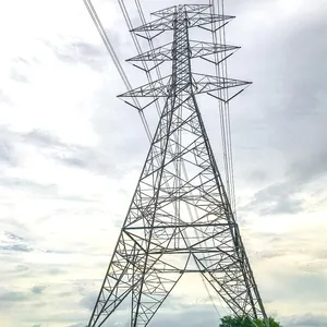 230Kv132Kv電気溶融亜鉛メッキ伝送ラインタワーパワータワー