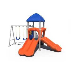 乔桥儿童游乐园户外金属游乐场设备幼儿园塑料滑梯