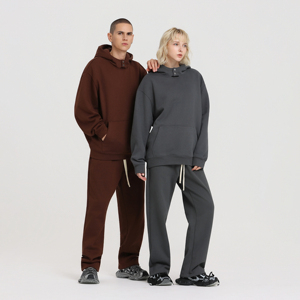 Sudadera con Capucha al por Mayor de 450 Gramos para Hombre, 80% Algodón, 20% Poliéster, Diseño Holgado sin Cordón, Cuello con Capucha - Product Image 1