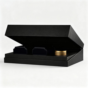 กล่องของขวัญแม่เหล็กแข็งแรงคุณภาพสูง พร้อมเคลือบด้านและบุฟองน้ำ สำหรับบรรจุภัณฑ์กาแฟและชาสุดหรู - Product Image 4